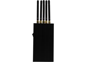 China 4W 5 Antenna Portable Cell Phone Jammer WIFI / GSM / 3G With Dip Switches factory