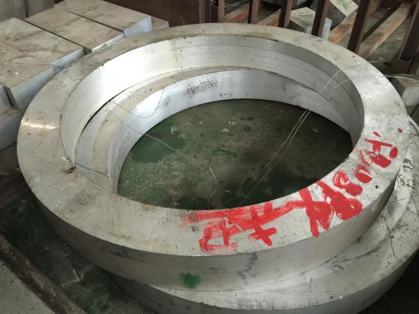 7075 T6 Aluminum Foring Parts Aluminum Rolled Ring Forgings Used In Aerospace