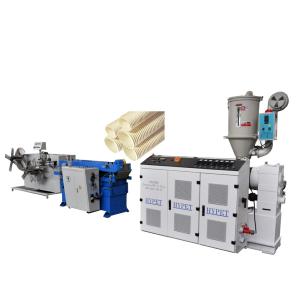 China Corrugated Pipe Extrusion machine for both PE and PVC granules material factory