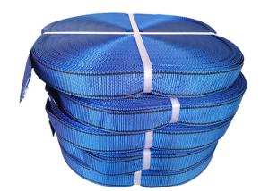 China Flat Patterned Polyester Webbing Non - Conductive Corrosion Resistant factory