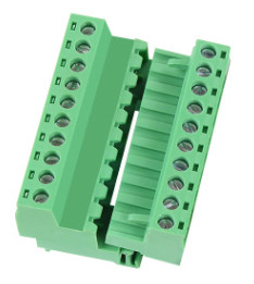 RD2EDG-UKR-5.0 5.08-KR Plug-in terminal block green 2-24P wire connecting