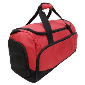 China Waterproof Dobby Fabric PU Backing Travel Gym Bag With Shoe Compartment factory