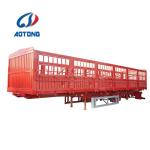 3 Axles 60 Tons Animal Poultry Grid Positions Semi Trailer with Max Payload