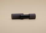 Dark Grey Lip Balm Tubes 4g , Plastic Lipstick Tubes Velvet Texture