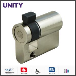 China Adjustable Cam Single Mortice Cylinder Brass Material Satin Nickel Key Switch factory