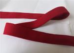 2.5 Cm Red Spandex Elastic Nylon Webbing / Waistband Elastic Webbing Band