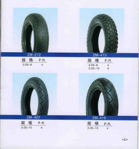 China Motorcycle Motorbike 3.00-12 Tires factory