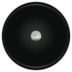 420mm Tempered Glass Sink Black Bathroom Countertop Wash Basins