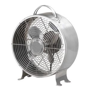 China 1.6meters 2 Speed Retro Metal Fan , Round 30W Retro Stainless Steel Fan factory