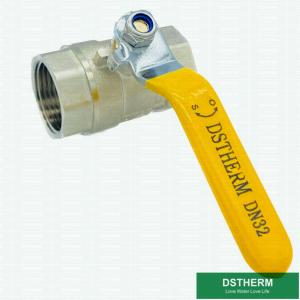 China PN25 Forged Brass Ball Valve High Pressure For Gas Pipe Connection factory