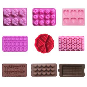 China FDA Nonstick Silicone Candy Chocolate Mold Dust Proof factory