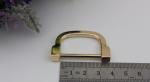 Factory Supply 31mm Zinc Alloy D Ring&Light Gold D Shape Buckles for Handbag