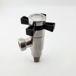 SS304 1 2 Angle Stop Valve Toilet With Hpb 57-3 Cartridge