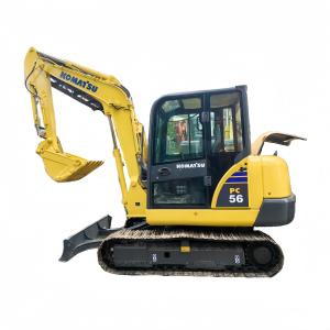China Komatsu PC56 Excavator For Construction Used Mini Excavator 34.5KW Machine Weight 5000 KG factory