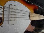 5 string basss guitar Ernie ball Musicman Sting Ray5 bass Sunburst color Active