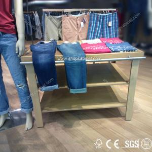 China metal clothes display shelf factory