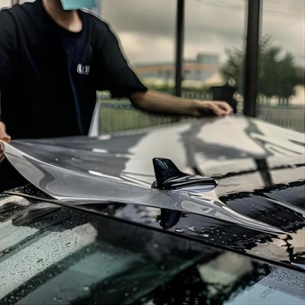 Anti Yellow Easy Install TPU PPF Car Paint Protection Film 42N Tear Strength 150