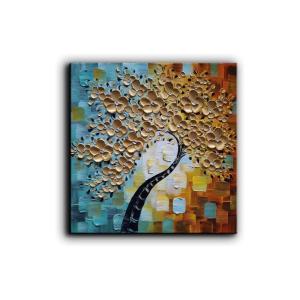 China Hand Painted Wall Hanging Decor Impressionist Blossoming Almond Tree Flower Van Gogh Oil Painting on Canvas Support Base factory