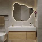 Raised Panel Plywood Vanity Bathroom Cabinet With Quartz Stone Vanity Top