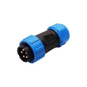 China Rigoal 5pins Waterproof Power Connector 500V SP21 Assembly Male Connector factory