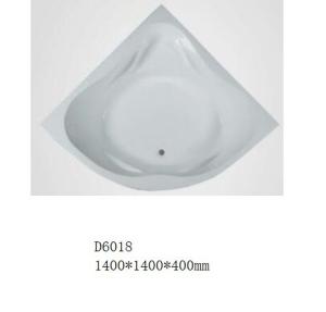 China Acrylic Built-in Acrylic Bathtub Sanitary Ware White Color Easy Installation CE ISO factory