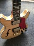 Custom Hollow body 339 Jazz Electric Guitar IN natural Custom any color guitars