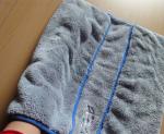 Microfiber 50 * 90cm 800gsm Fold Pocket Grey Pet Dog Coral Fleece Sports Towel