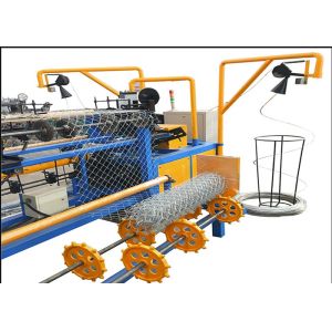 Servo Motor 1mm- 4mm Chain Link Fence Machine CE /TUV/ ISO 9001 Certificated