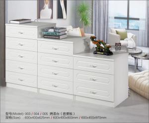 China Baking Varnish White Chest Of Drawers factory