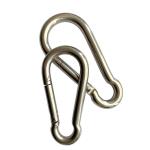 Polished Finish Stainless Steel 304 Carabiner Snap Spring Hook for Outdoor