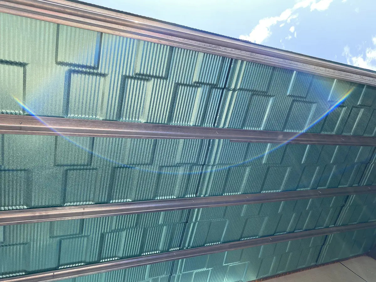 AZ100 Green AFP Aluzinc Steel For Stone Coated Roof Tile 55% Galvalume Steel Coil Sheet DX51D