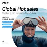 Customized Adult Snorkel Mask Single Lens Scuba Diving Mask Eco Friendly