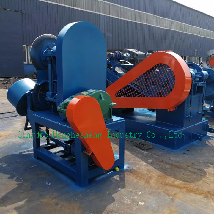 Automatic Waste Tyre Strip Block Cutting Machine For Tyres Chip