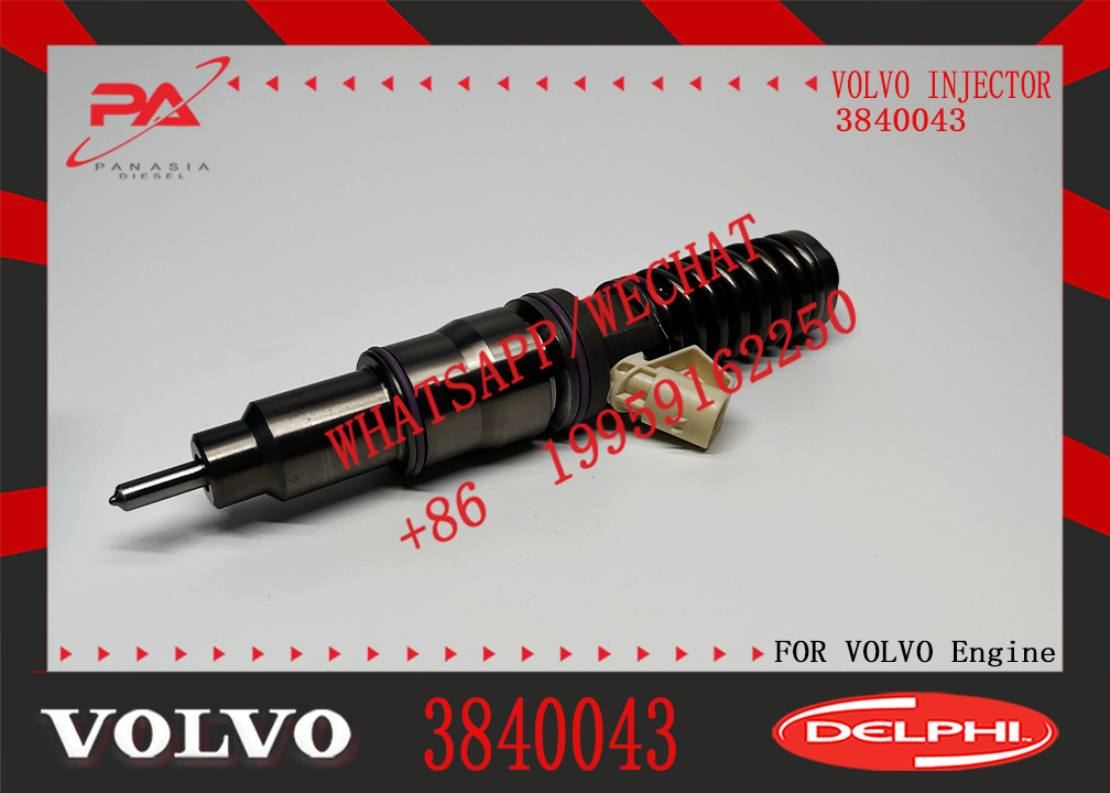 Truck Spare Part Fuel Injector 3840043 BEBE4C5001 BEBE4C05002 for VOLVO 9.0 LITRE MARINE with 9.5 MM BORE L235PBC