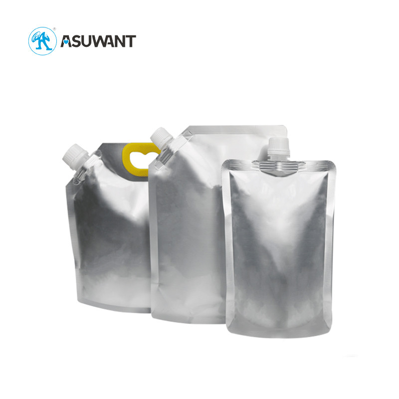 Moisture Proof Clear Spout Pouch Water Packaging Liquid Spout Bags