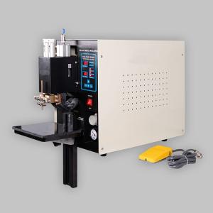 China 60HZ Lithium Battery Spot Welding Machine , Manual 32650 Battery Tab Welder factory