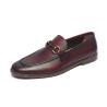 Buy cheap Comfortable Mens Genuine Burgundy Leather Dress Shoes from wholesalers