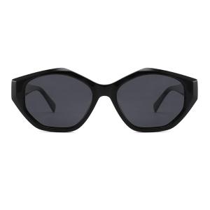 China Big Size Acetate Frame Sunglasses Irregular Frame Sunglasses TAC Lens For Women factory