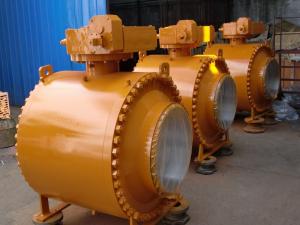 China Fire Safe Double Isolation Trunnion Mounted Ball Valve factory