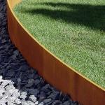 ISO Lawn Edging Corten 100mm Garden Metal Ornaments Powder Coated