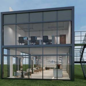 China Zontop Luxury China Modern New Home Prefab House Prefabricated Small Villa Container House factory