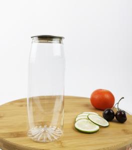 China 500ml Plastic Empty Container Bottles Flower Bottom Candy Bath Salts factory