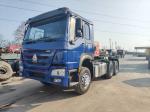 Used 420 Howo Tractor Trucks 6*4 Drive Mode 12 Wheels Trailer Head Euro 3 Use In