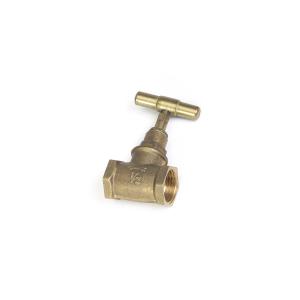 China Water Heater Service Oem Brass Stop Valve Nickel Plating Corrosion Proof factory