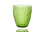 10 OZ Crystal Solid Colored Vintage lowballl Glasses , 295ml Colored Tumblerl