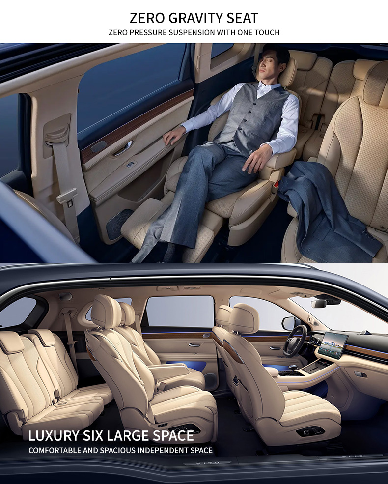 2024 AITO WenJie M7 1.5T Petrol-Electric Hybrid Cars with 40.0 kWh Battery Capacity and Maximum Speed of 190 km/h Ideal Choice