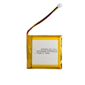 China Iec62133 Lithium Polymer Battery Pack 6000mah 105050 2p 3.7v Custom factory