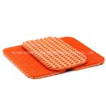 Slip Resistant Athletic Running Track , Rubber Running Track 1.28mm Deformation