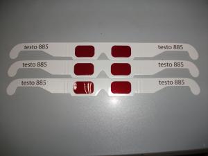 China Decorative Paper 3D Glasses , 3D Eyewear 4 Colors Printing OEM Service factory