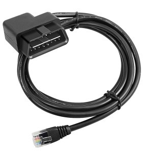 China BMW Right Angle Ethernet Cable For Coding Programming factory